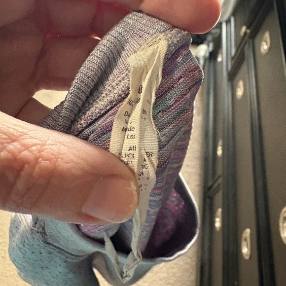 Lululemon Swiftly Tech Short Sleeve size 4 women’s top speckled purple - Picture 6 of 8